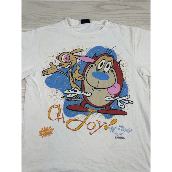 Vintage 1991 The Ren and Stimpy Show Promo Shirt - Picture 2 of 9